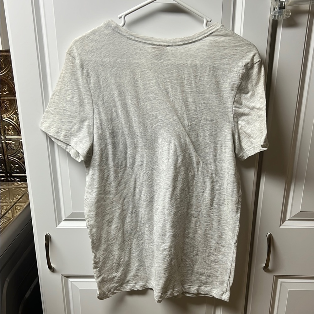 PINK Victoria's Secret Gray Tee, Tropical, Medium - Picture 4 of 4